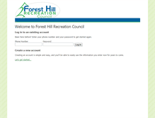 Tablet Screenshot of foresthill.visionproregistration.com